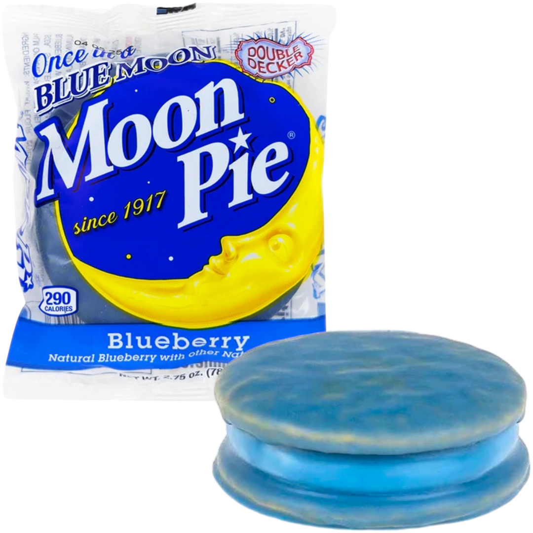 Moon Pie Double Decker Blueberry 9 x 78g (case) - Out of Date